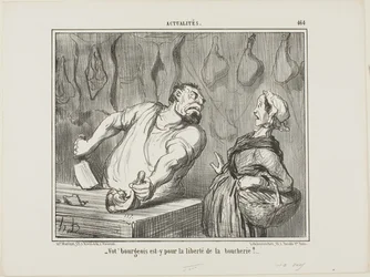 - And your bourgeois - is he for freedom of the butcher