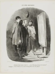 How do you find this saint there.... I tried to not make him look too conventional.... The bourgeois: - I quite agree, a Saint never should look short winded, plate 80 from Les Bons Bourgeois
