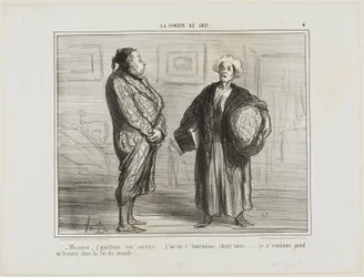 "- Monsieur, I quit your service, I am going home... I don