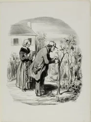 “- My graft of a cherry slip on an apricot tree really didn