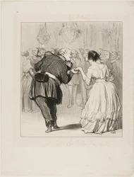 He Delights in the Ball, Plate 10 from The Banqueters
