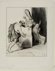 Hercules Tamed By Love, Plate 25 from Histoire Ancienne