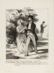 Monsieur Arthur: "- Oh Pamela! I am burning with love for you!" The husband herbalist: "- A mallow... of the family of Malvaceae... a sedative... I don