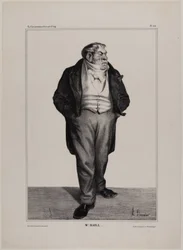 Mr. Baill.., plate 312 from Célébrités de la Caricature