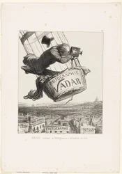 Nadar Elevating Photography to the Heights of Art, plate 367 from Souvenirs d’artistes