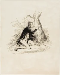 Poor Young Man!, Plate 1 from Sentiments and Passions