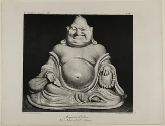 Porcelain figure from China (taken from the private collection of Mr. Charles Philipon), plate 416