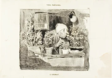 Smell, plate 38 from Types Parisiens