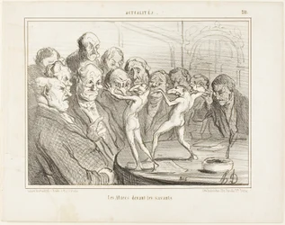 The Aztecs before the scientists, plate 211 from Actualités