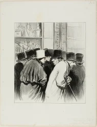 The Thermometer of the Engineer Chevalier, Plate 5 from Paris Winter