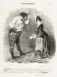 (The Woman) I have just discovered a lock of hair in your waistcoat!...