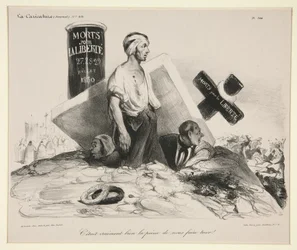 It Was Hardly Worthwhile Getting Killed for That! Plate 524 from the Journal La Caricature