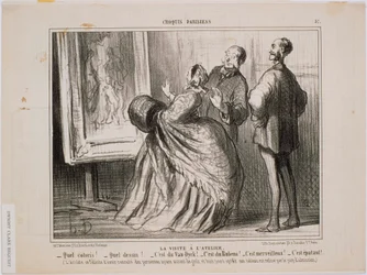 Parisian Sketches: The Visit to the Studio: What Colour! What Drawing! That