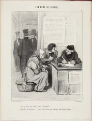 Must one write a letter to soften him? ... Soften a bailiff! ... Then you are not French, my good man? ...