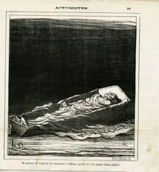 Illustration by Honoré Daumier (1808-1879) in Le Charivari
