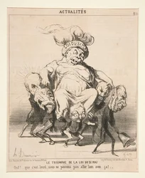 Triumph of the Law of May 31. Geee! ... This Is Quite Heavy, We Won