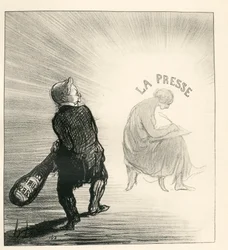 Le Charivari, Satirical in Black & White
