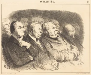 Physiognomies of Spectators at the Porte Saint-Martin...