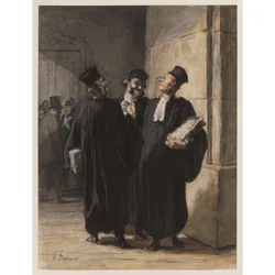 Three Lawyers Conversing