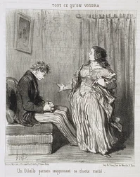 A Parisian Othello Suspecting His Chaste Better Half