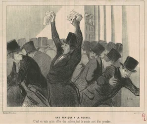 A Panic at the Stock Exchange