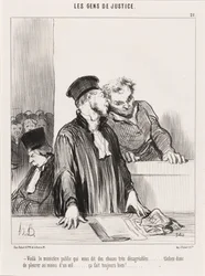 There is the public prosecutor telling you unpleasant things...