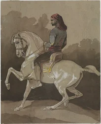 Arab on Horseback
