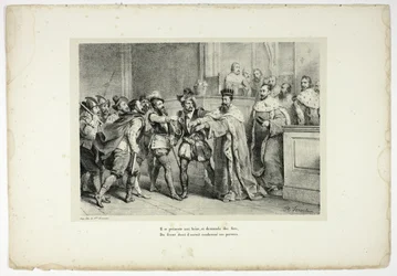 He Presents Himself to the Sixteen, and Asks for Irons...