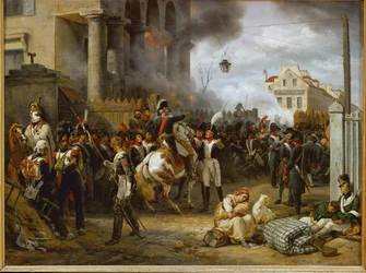 The Defence of Paris at the Porte de Clichy against the Allied Armies of Britain, Russia, Prussia