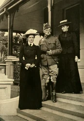 Lord Roberts and His Daughters at Pretoria, 1900, 1901