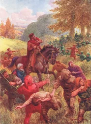 The Rescue of Sir Richard of the Lea, illustration from 