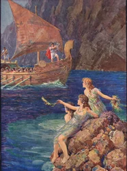 Water nymphs calling to the 