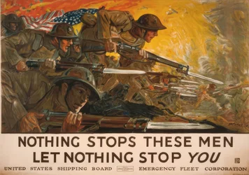 World War I / Nothing Stops These Men / Poster