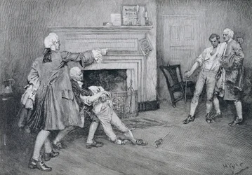 Meeting of Captain Tollemache and Captain Pennington at 
