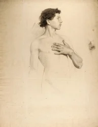 Nude Boy, Torso and Head