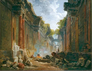 Imaginary View of the Grand Gallery in Ruins