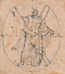Design for a Medal: St. Andrew