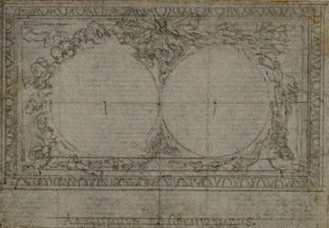 Study for Medallions, in Tacitus 