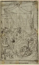Study for an illustration in Tacitus "Tiberius, or The First Six Books of the Annals" Book II, Vol. 1