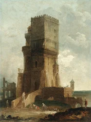 A Capriccio of the Tower of Benevento