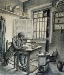 André Chénier at the Prison Saint-Lazare, ca 1794