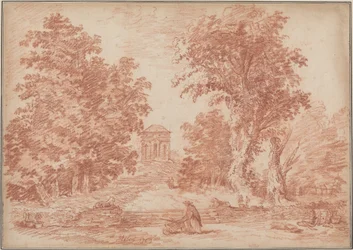 Italian Park with a Tempietto