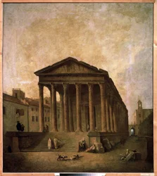 La Maison Carrée, Nimes, c.1780