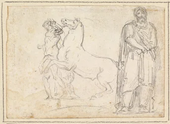 One of the Dioscuri and a Barbarian Prisoner