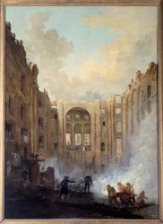 The Fire of the Opera at the Palais Royal