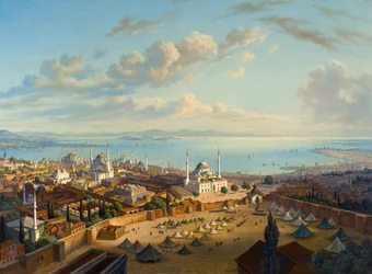 Constantinople from the Fire Tower of Beyazit
