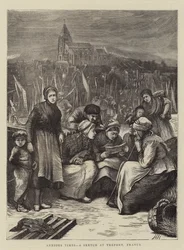 Anxious Times, a Sketch at Treport, France