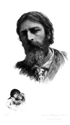 Hubert Herkomer, German Born British Artist, and His Children