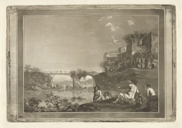 Landscape with Bathing Nymphs