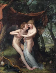 Cupid and Psyche in the Nuptial Bower